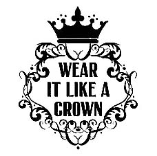 Wear it like a crown on Facebook